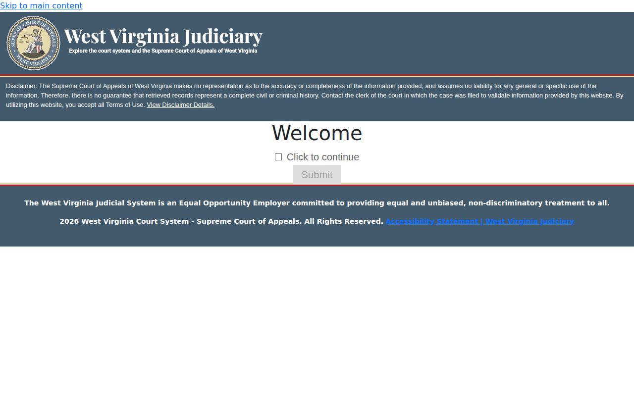 West Virginia magistrate search for Tucker County release court records